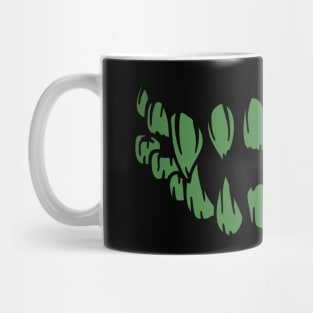 Grinning Monster Zombie, Skull Face Mug